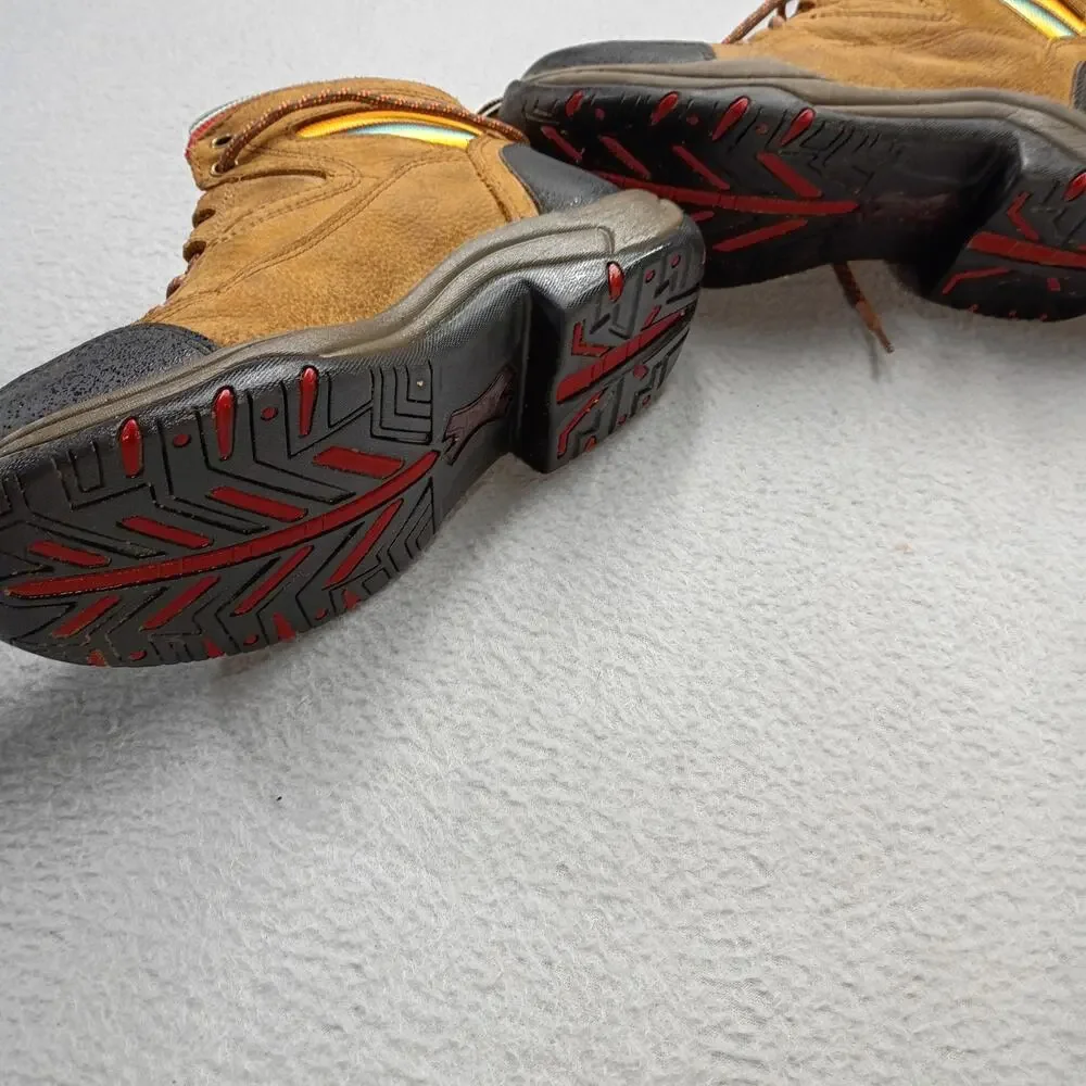 Ariat Terrain Hiking Boots Women 8.5 B Brown Leather Serape Stripe ATS outdoor